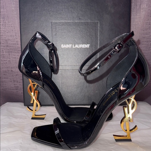 Saint Laurent Black Sandals - Picture 2 of 10